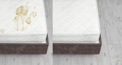 Removing urine stains from mattress